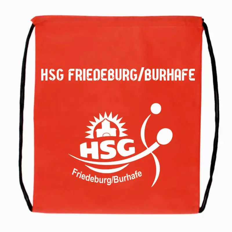HSG Friedeburg/Burhafe Fan Turnbeutel Rot
