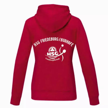 HSG Friedeburg/Burhafe Fan Hoodie Damen Rot