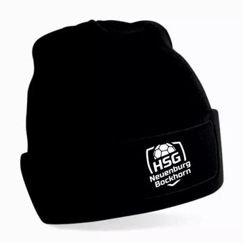 HSG Neuenburg Bockhorn Fan Strickmütze Kinder Schwarz