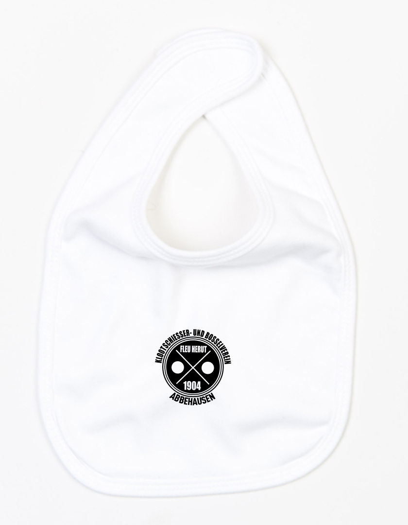 KBV Abbehausen Fan - Lätzchen Baby weiß