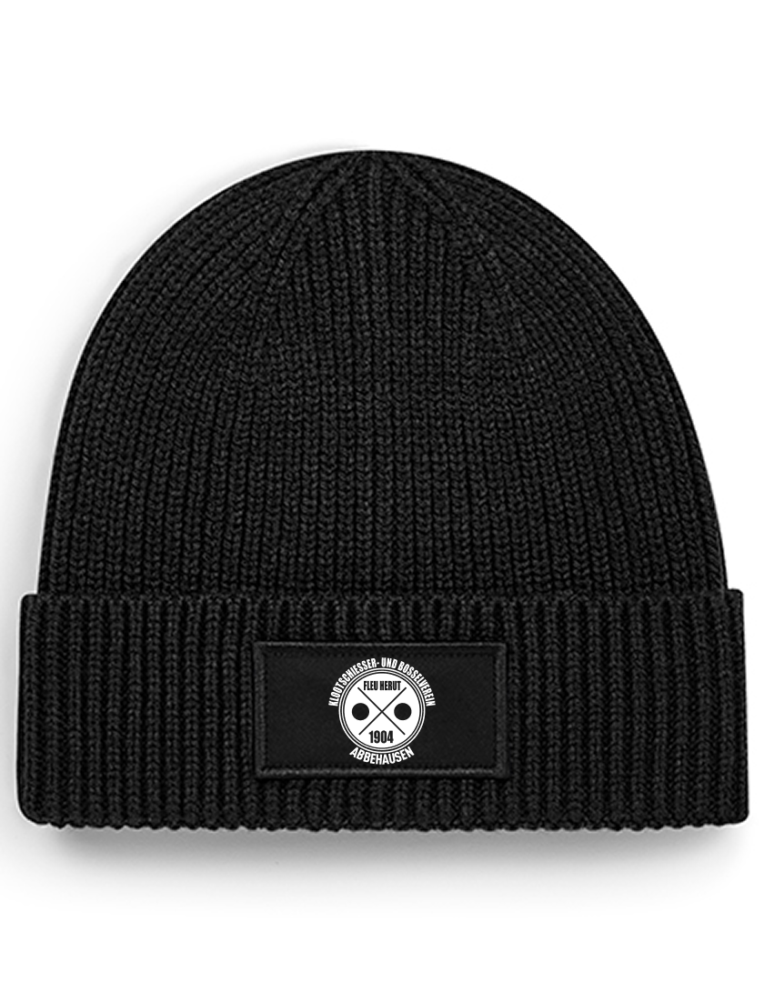 KBV Abbehausen Fan - Rippstrick Beanie schwarz