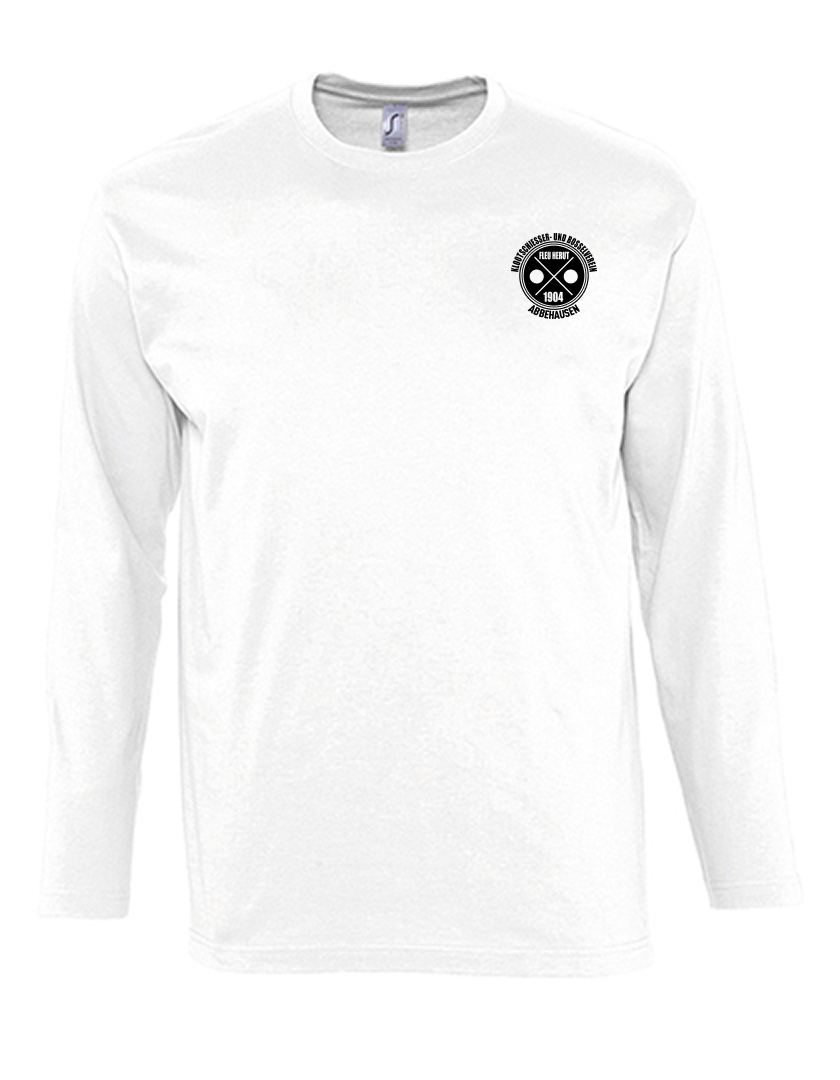 KBV Abbehausen Fan - Longsleeve Herren weiß