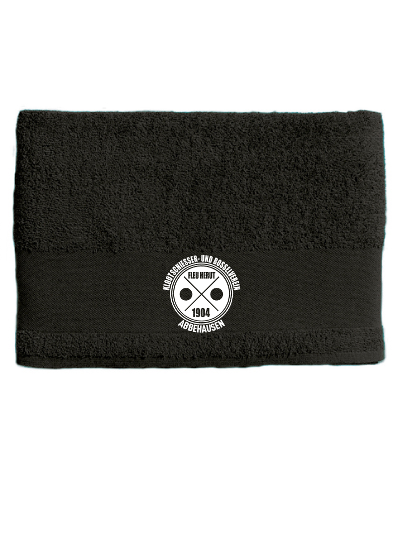 KBV Abbehausen Fan - Duschtuch 70*140 schwarz