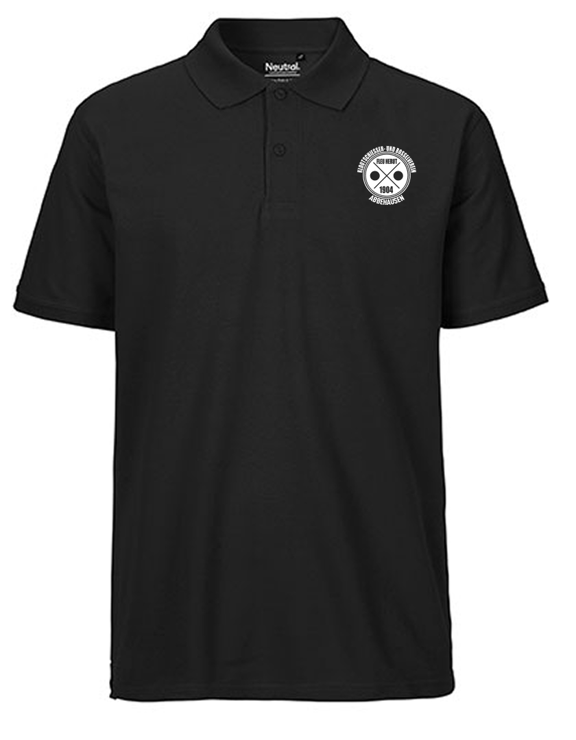 KBV Abbehausen Fan - Poloshirt Fairtrade Herren schwarz