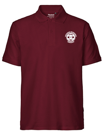 KBV Abbehausen Fan - Poloshirt Fairtrade Herren bordeaux