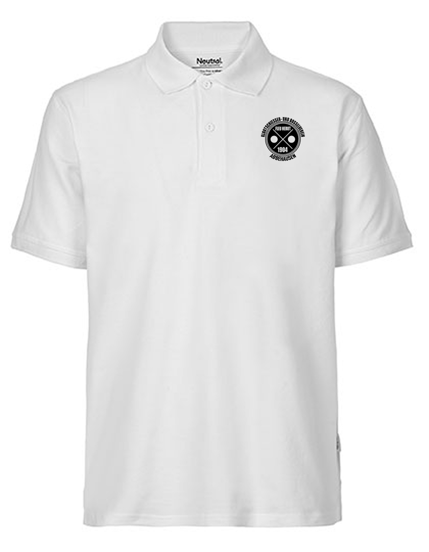 KBV Abbehausen Fan - Poloshirt Fairtrade Herren weiß