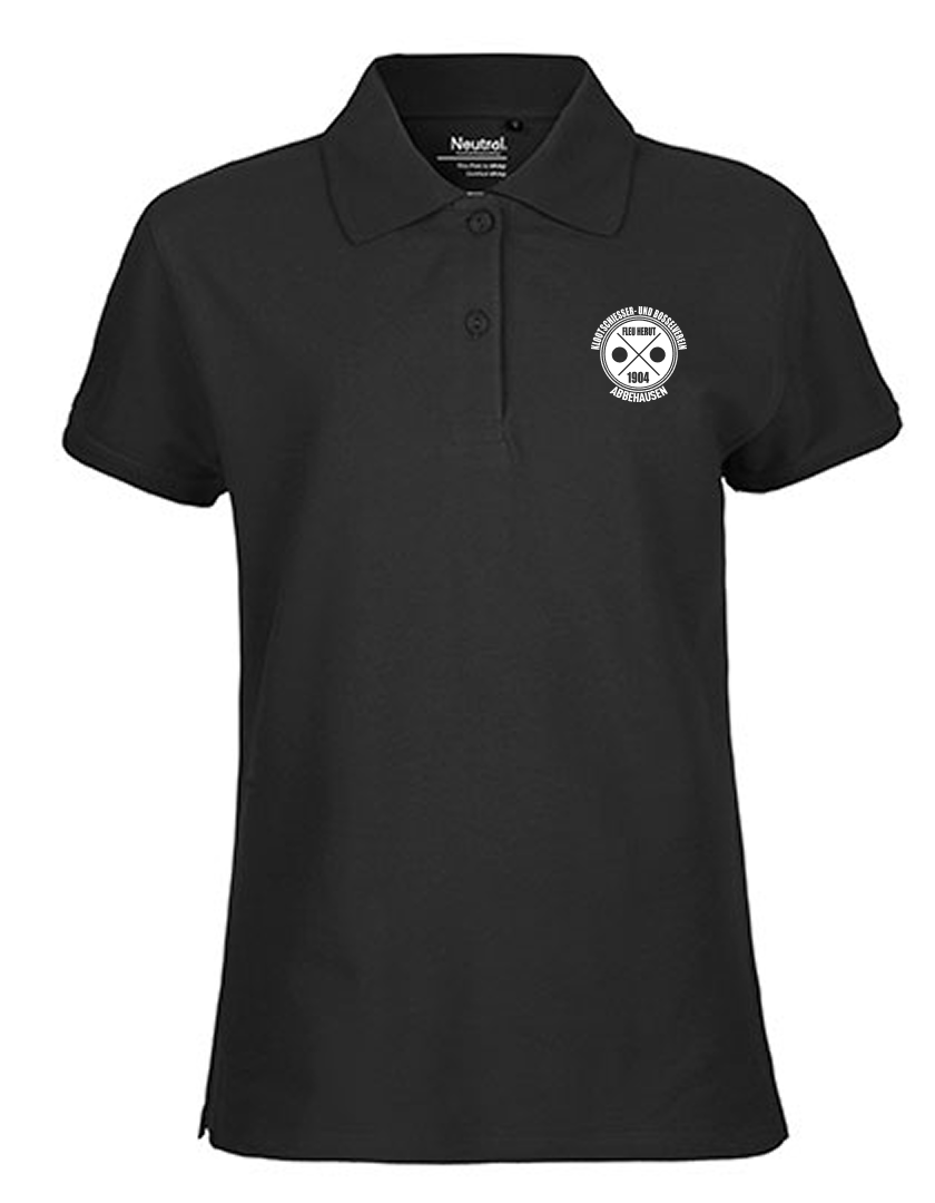 KBV Abbehausen Fan - Poloshirt Fairtrade Damen schwarz