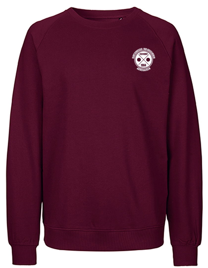 KBV Abbehausen Fan - Sweatshirt Fairtrade Unisex bordeaux