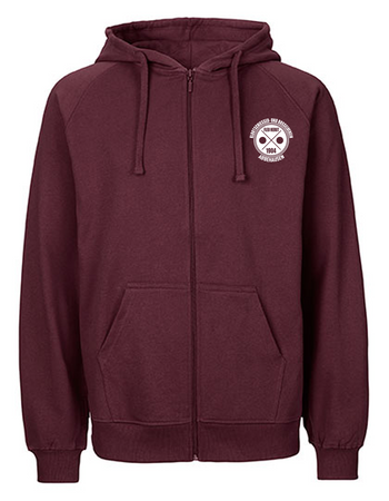 KBV Abbehausen Fan - Sweatjacke Fairtrade Herren bordeaux