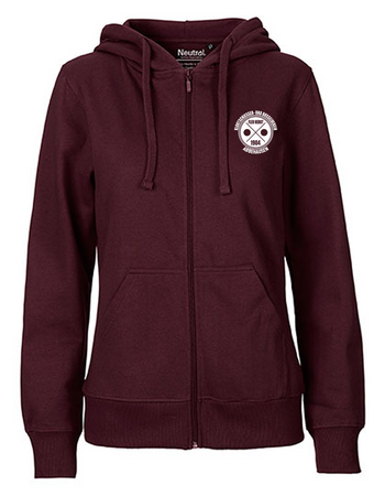 KBV Abbehausen Fan - Sweatjacke Fairtrade Damen bordeaux