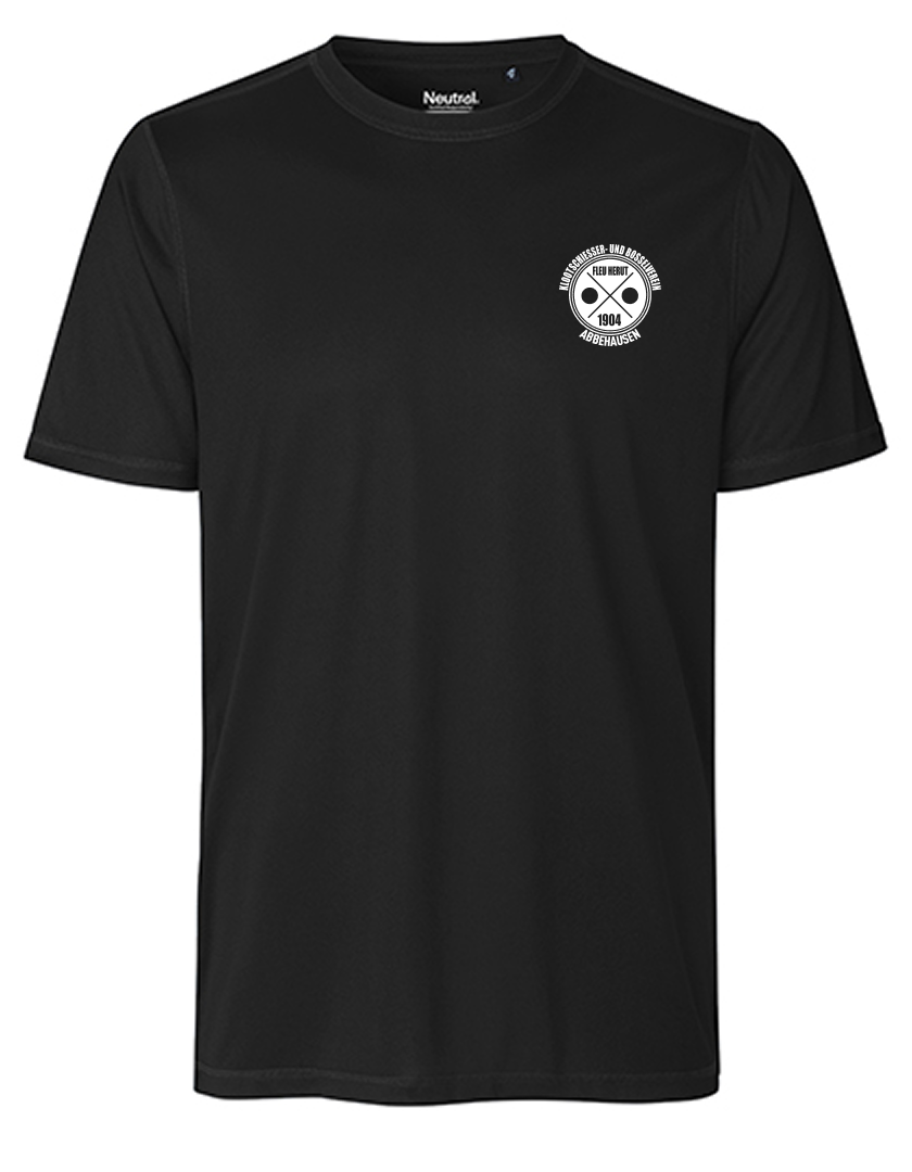 KBV Abbehausen Fan - Polyestershirt Fairtrade Herren schwarz