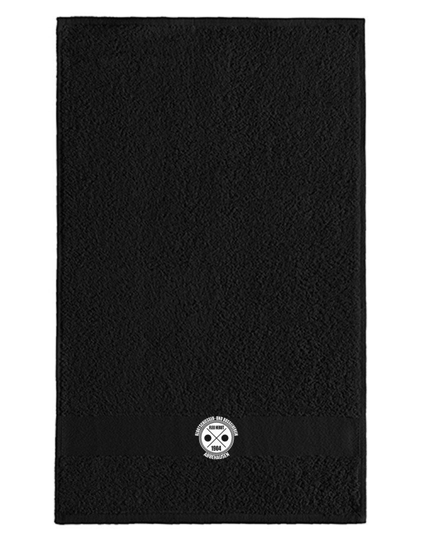 KBV Abbehausen Fan - Gästehandtuch 50*30 schwarz