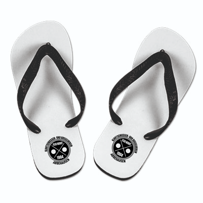 KBV Abbehausen Fan - Flip Flops weiß