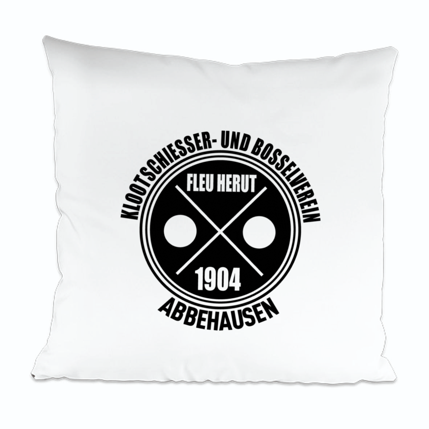 KBV Abbehausen Fan - Kissenbezug weiß