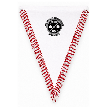 KBV Abbehausen Fan - Wimpel 23*29 weiß/rot