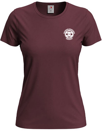 KBV Abbehausen Fan - T-Shirt Damen bordeaux