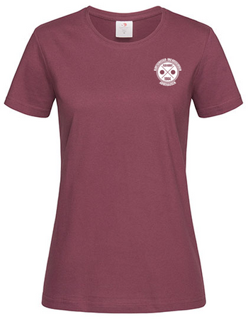KBV Abbehausen Fan - T-Shirt Damen burgunderrot