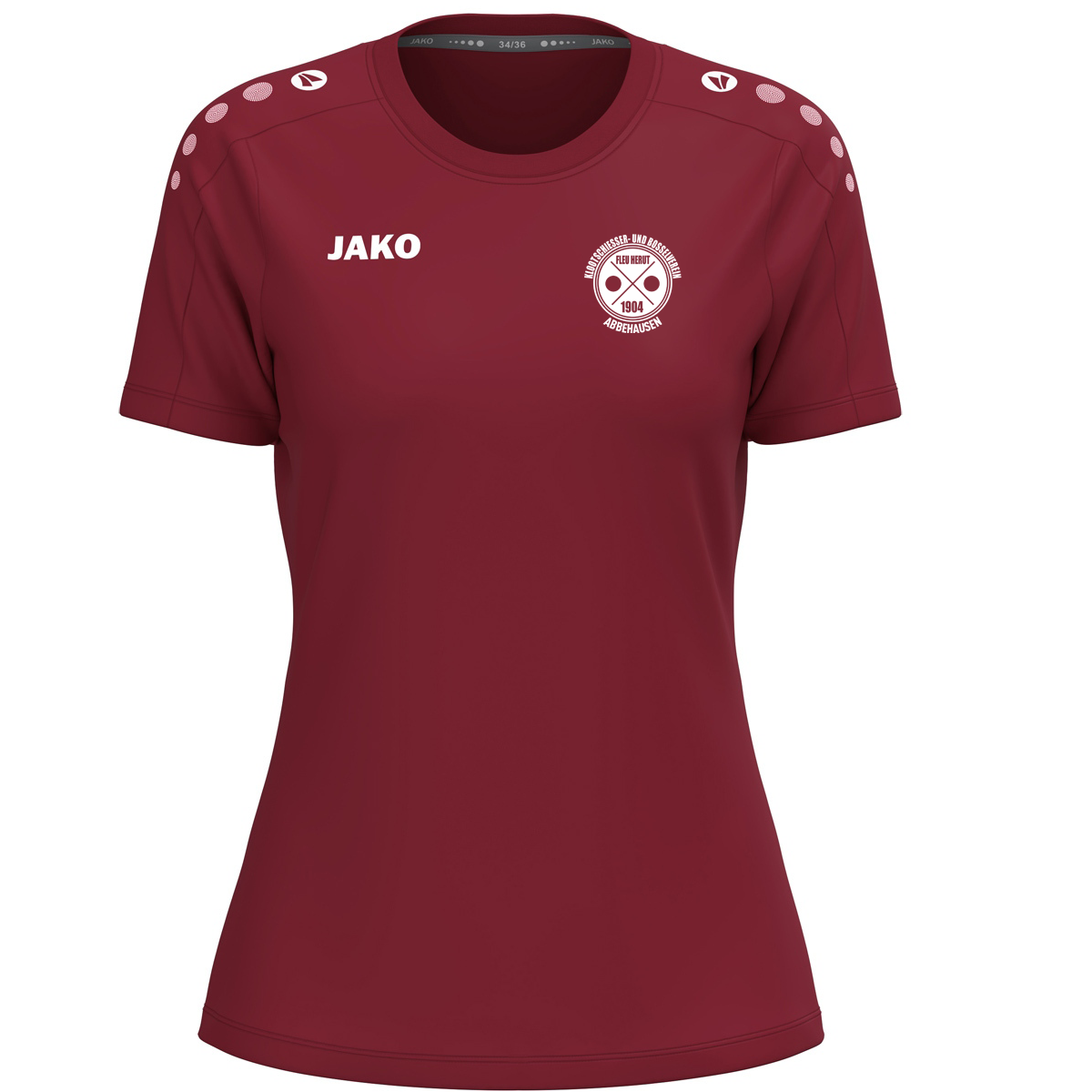 KBV Abbehausen T-Shirt Cotton Herren Bordeaux