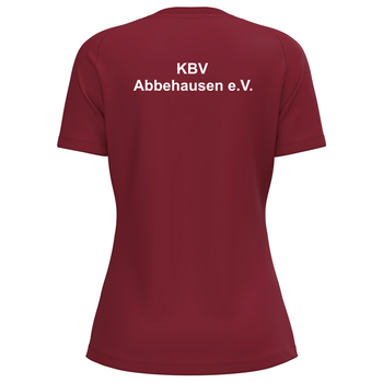 KBV Abbehausen T-Shirt Cotton Damen Bordeaux