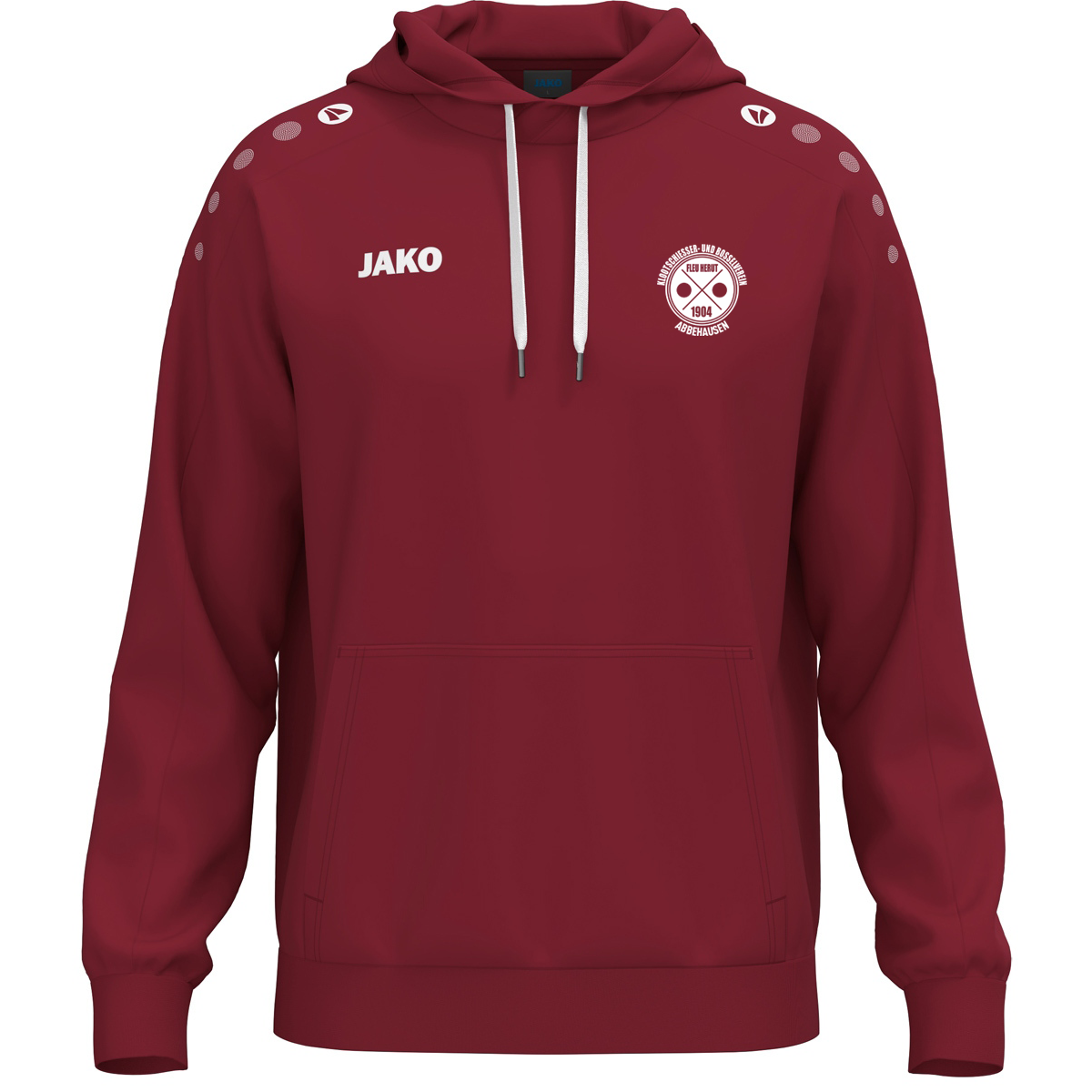 KBV Abbehausen Kapuzensweat Cotton Herren Bordeaux