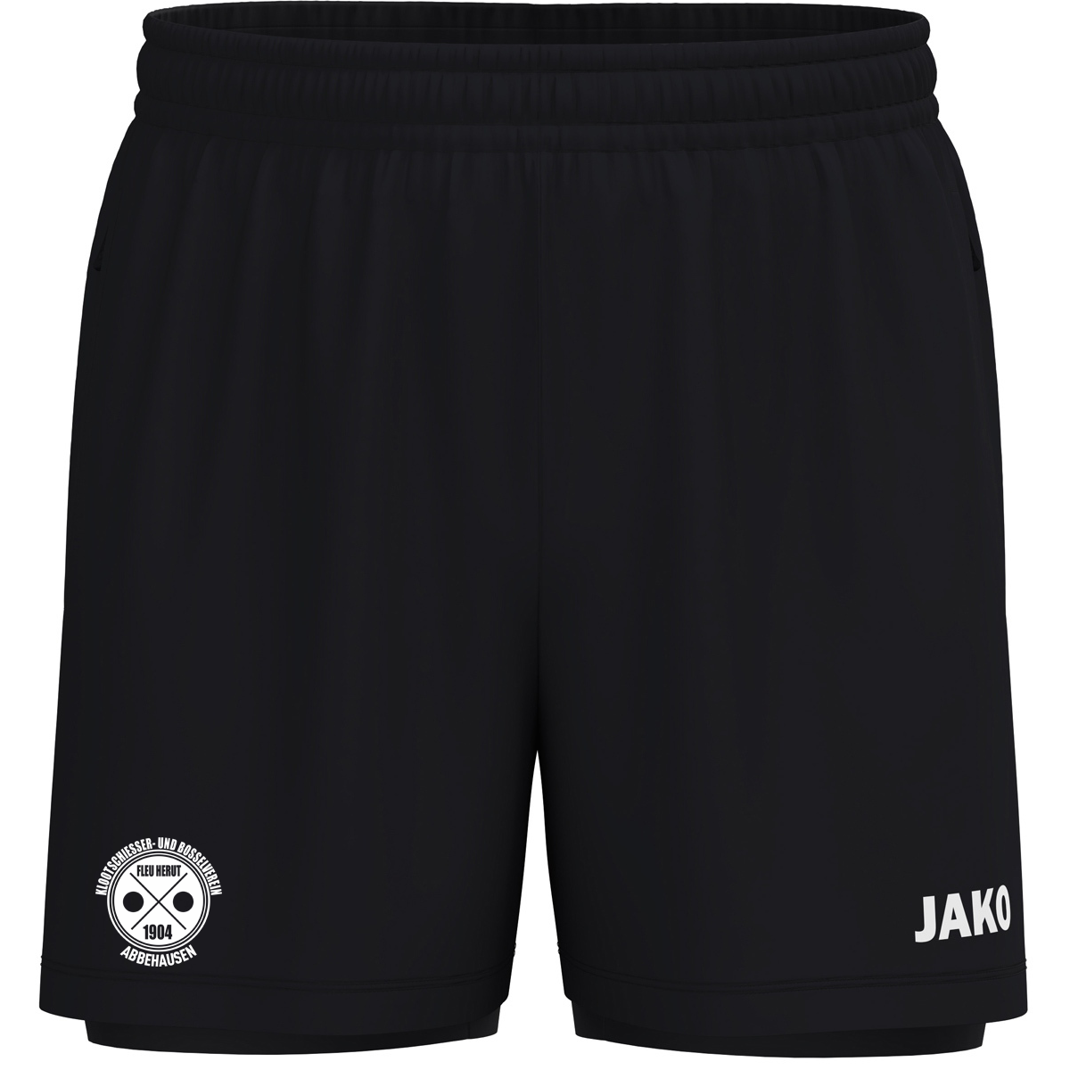 KBV Abbehausen 2 in 1 Short  Herren Schwarz