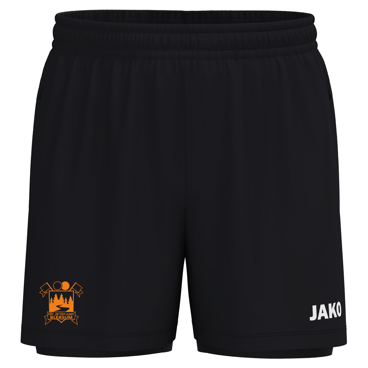 KBV Blersum 2 in 1 Short  Herren Schwarz