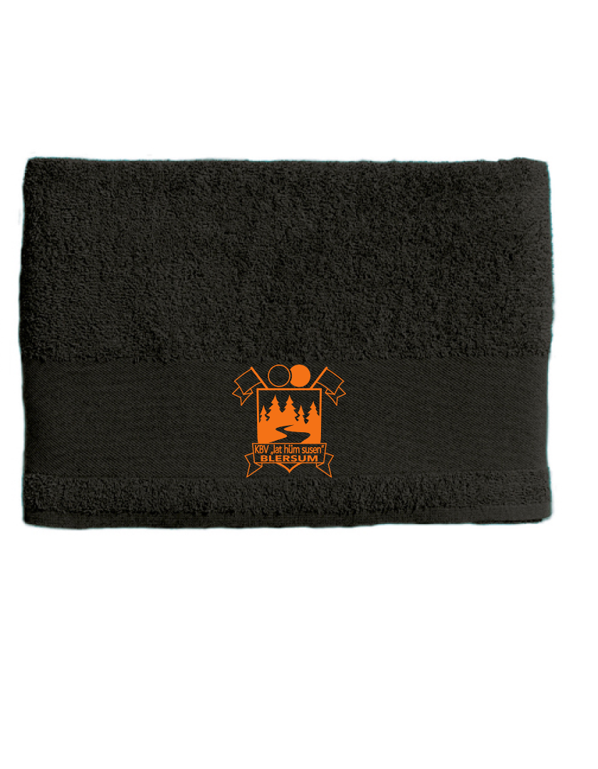 KBV Blersum Fan - Duschtuch 70*140 schwarz