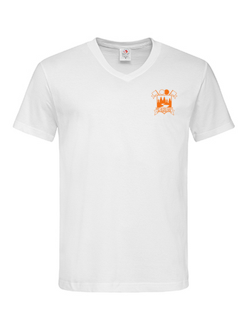 KBV Blersum Fan - T-Shirt V-Ausschnitt Herren weiß