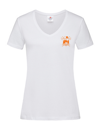 KBV Blersum Fan - T-Shirt V-Ausschnitt Damen weiß