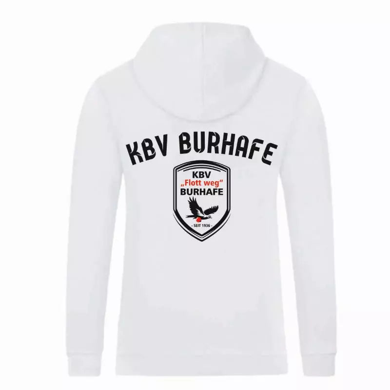 KBV Burhafe Fan Hoodie Unisex Weiß