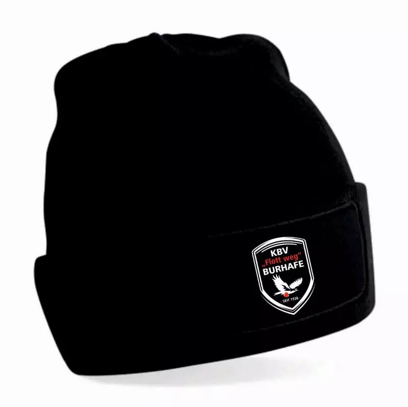 KBV Burhafe Fan Strickmütze Schwarz