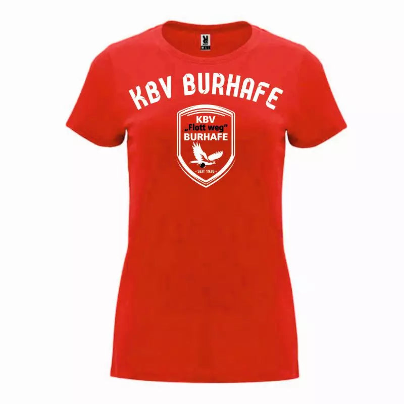 KBV Burhafe Fan Shirt Goal Damen Rot