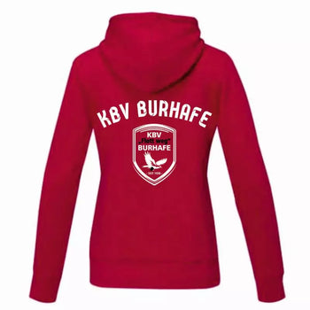 KBV Burhafe Fan Hoodie Damen Rot