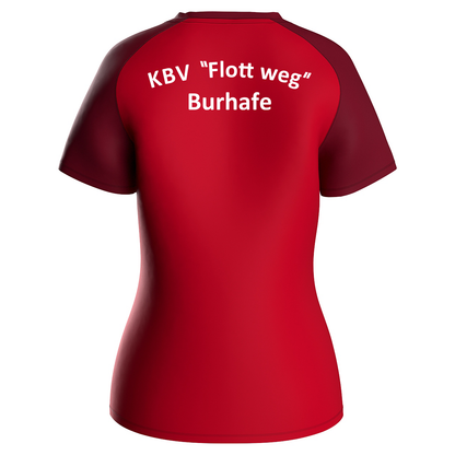 KBV Burhafe T-Shirt Iconic Damen Rot