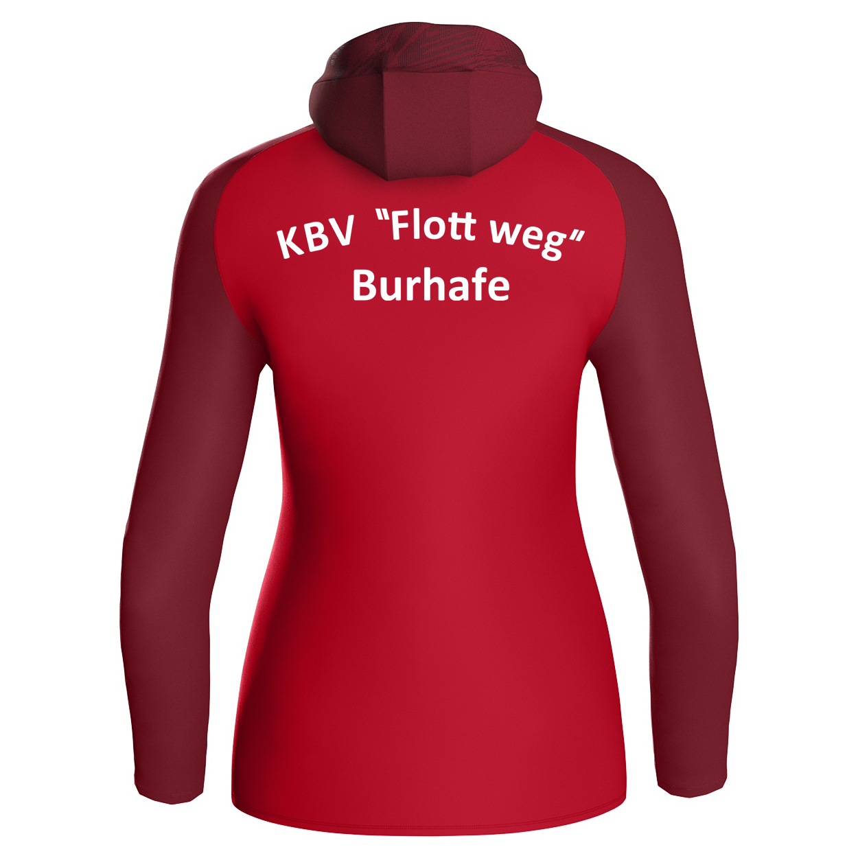 KBV Burhafe Kapuzenjacke Iconic Damen Rot