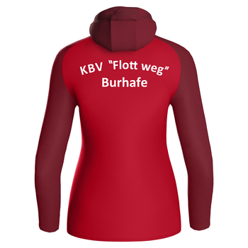 KBV Burhafe Kapuzenjacke Iconic Damen Rot