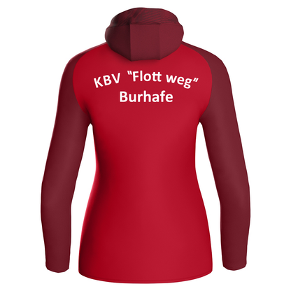 KBV Burhafe Kapuzenjacke Iconic Damen Rot