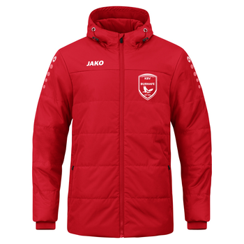 KBV Burhafe Coachjacke Team mit Kapuze Herren Rot