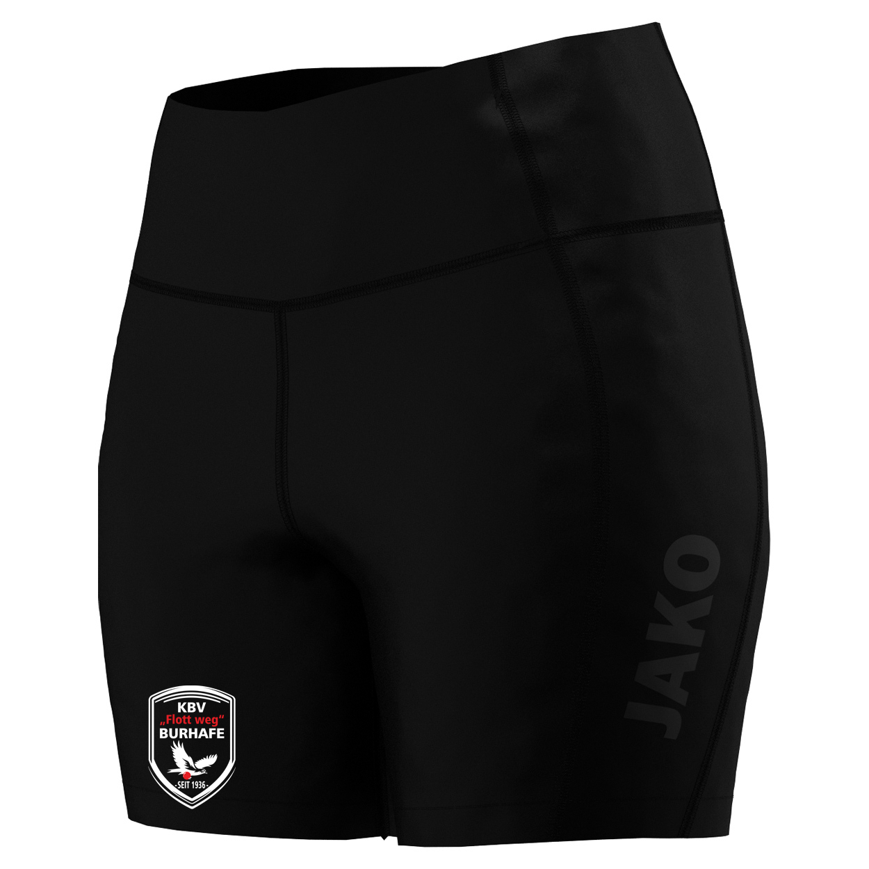 KBV Burhafe Short Tight Power Damen Schwarz