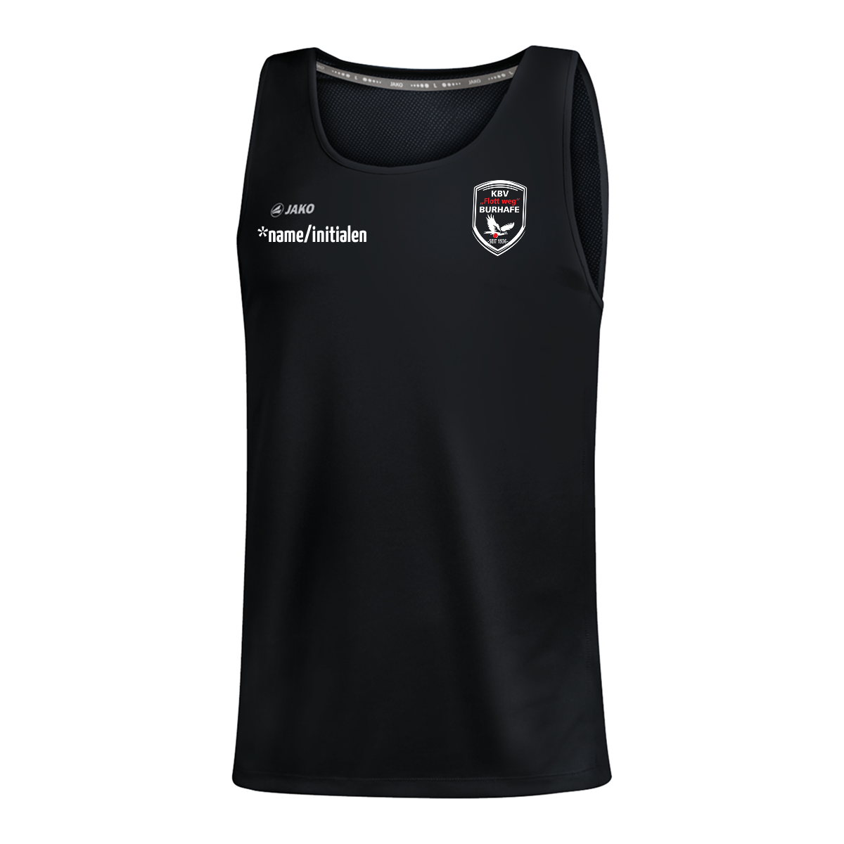 KBV Burhafe Tanktop Run Kinder Schwarz