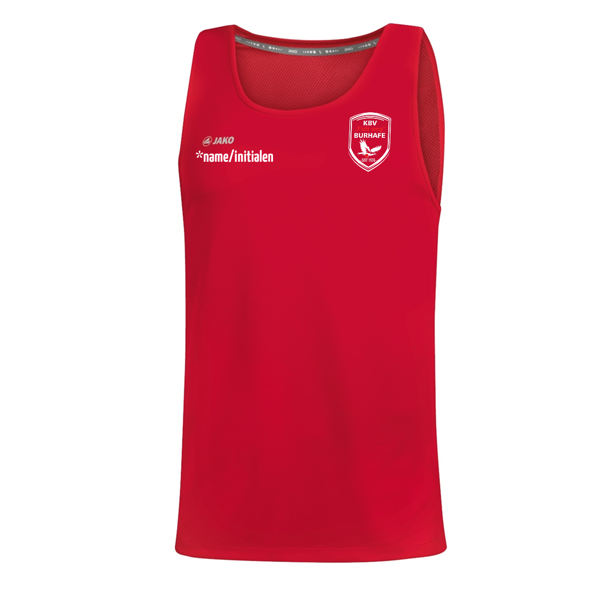 KBV Burhafe Tanktop Run Unisex Rot