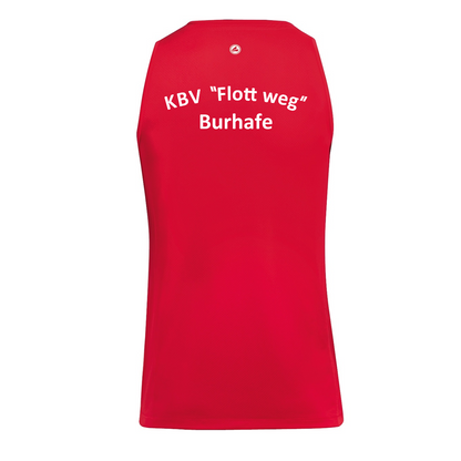 KBV Burhafe Tanktop Run Unisex Rot
