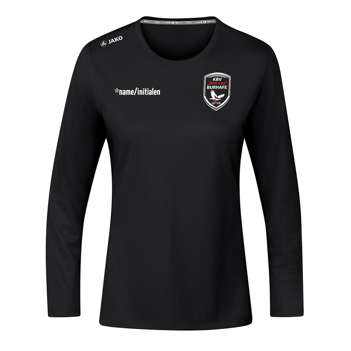 KBV Burhafe Longsleeve Run Damen Schwarz