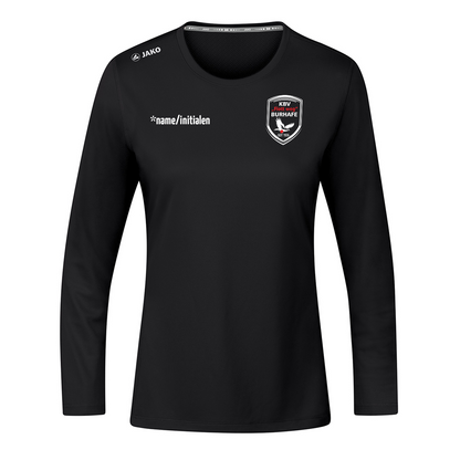 KBV Burhafe Longsleeve Run Damen Schwarz