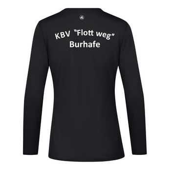 KBV Burhafe Longsleeve Run Damen Schwarz