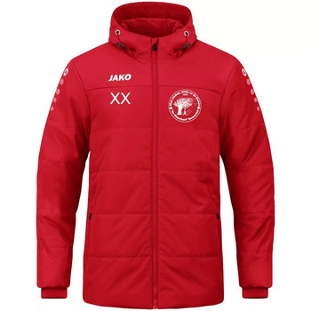 KBV Bensersiel Coachjacke mit Kapuze Herren Rot