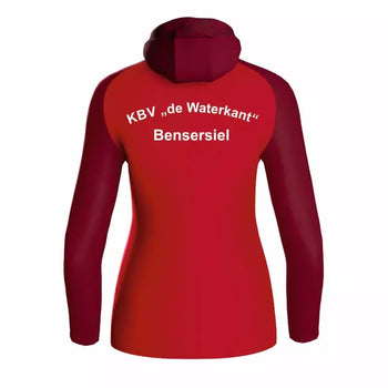 KBV Bensersiel Kapuzenjacke Damen Rot