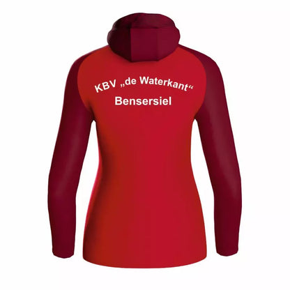KBV Bensersiel Kapuzenjacke Damen Rot