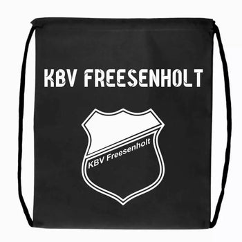 KBV Freesenholt Fan Turnbeutel Schwarz