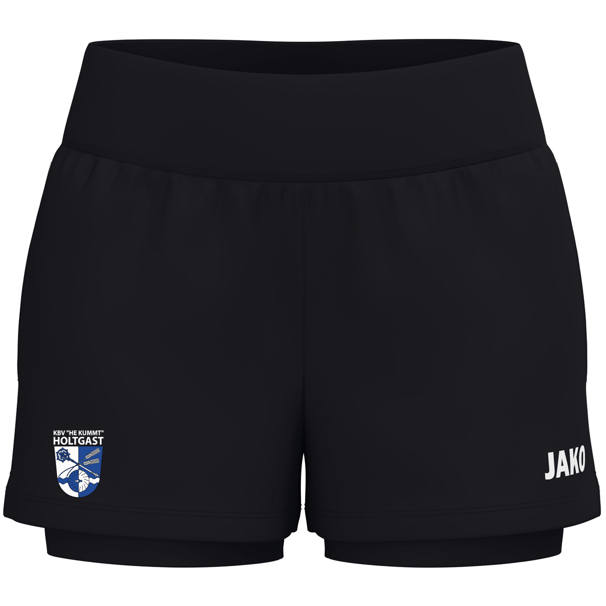 KBV Holtgast 2 in 1 Short  Damen Schwarz